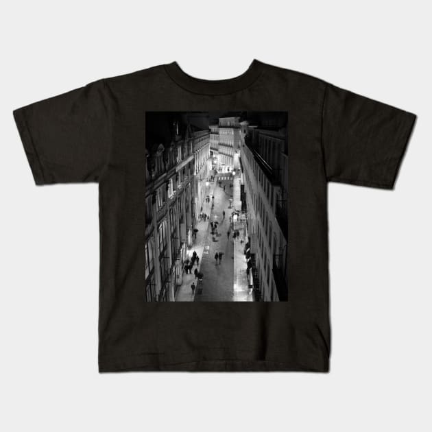 Baixa-Chiado, Lisbon Kids T-Shirt by myyylla